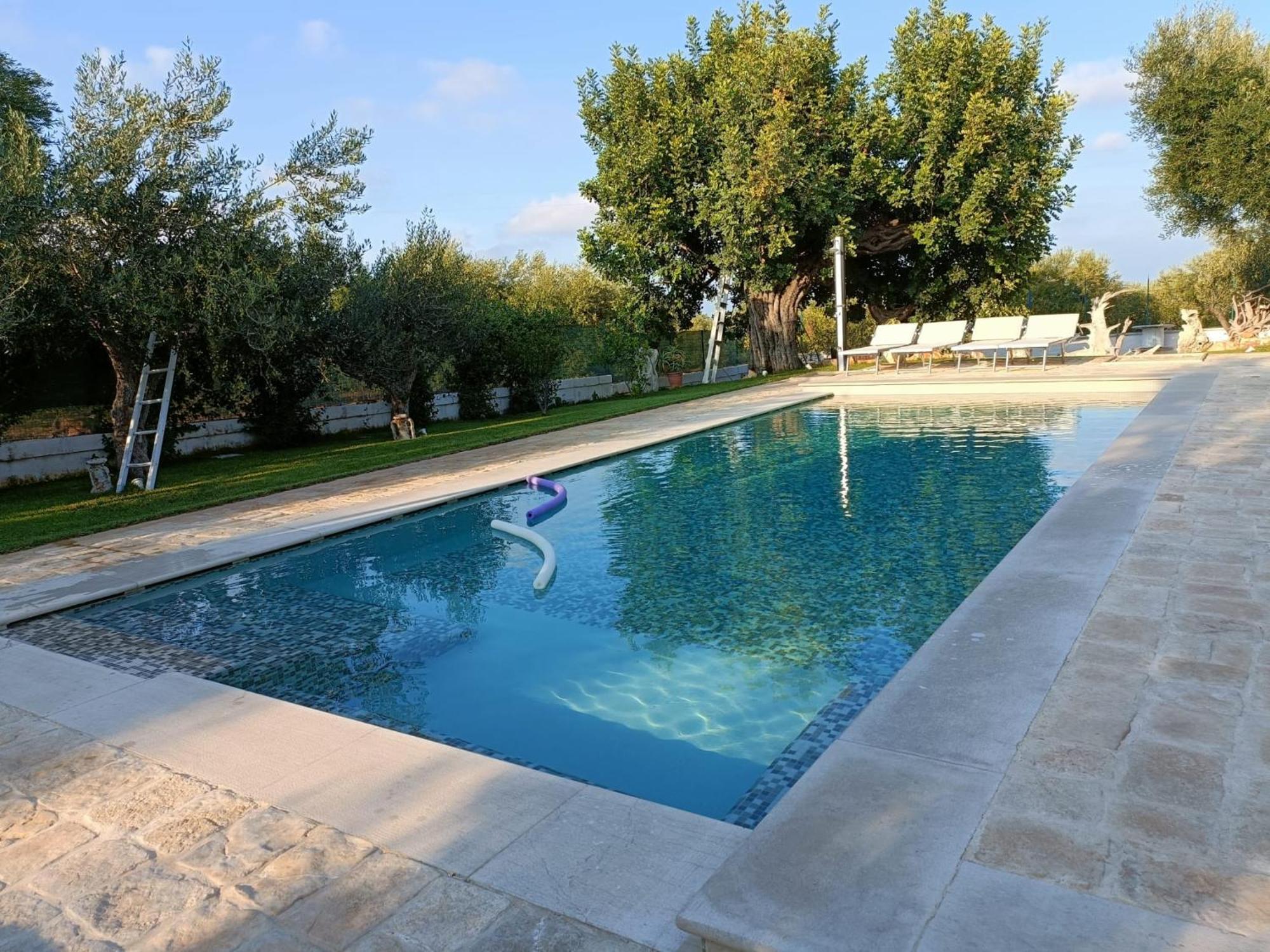 Il Vecchio Carrubo - Villa Con Piscina A Sfioro Macchia di Monte エクステリア 写真